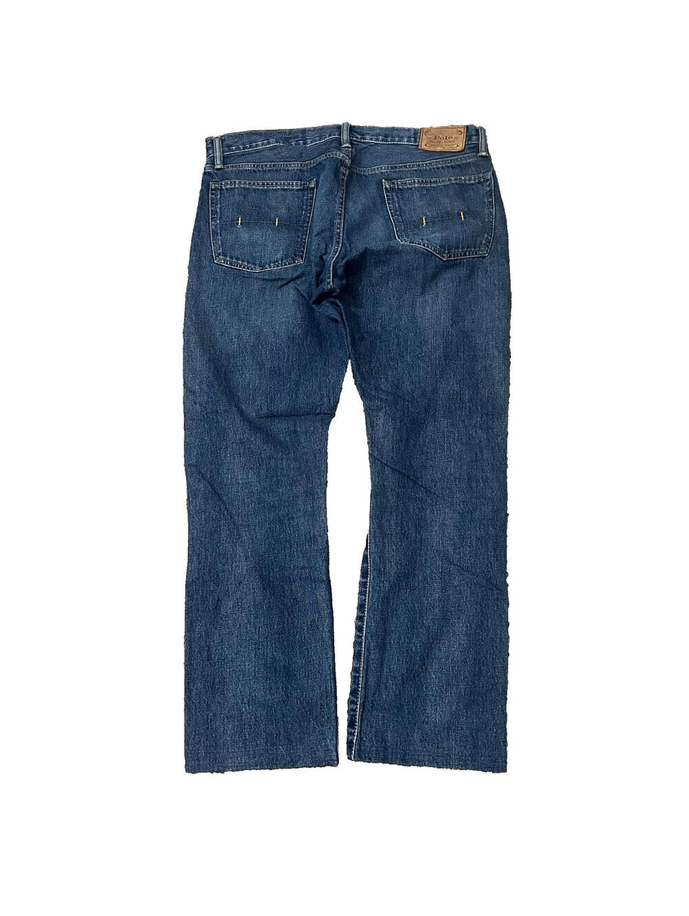 Polo Ralph Lauren Jeans Men 34x29 Denim Blue Straight 100% Cotton Medium Wash